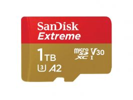 Sandisk MicroSD Extreme kártya 1TB, 190/130 MB/s, A2, C10, V30, UHS-I, U3 (121590)